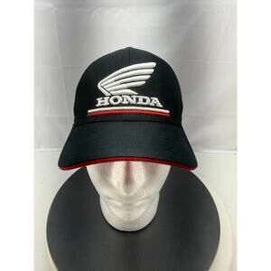 Honda Fox Racing‎ Flex-Fit Hat Size Youth OSFM Red Black Motocross Dirtbike